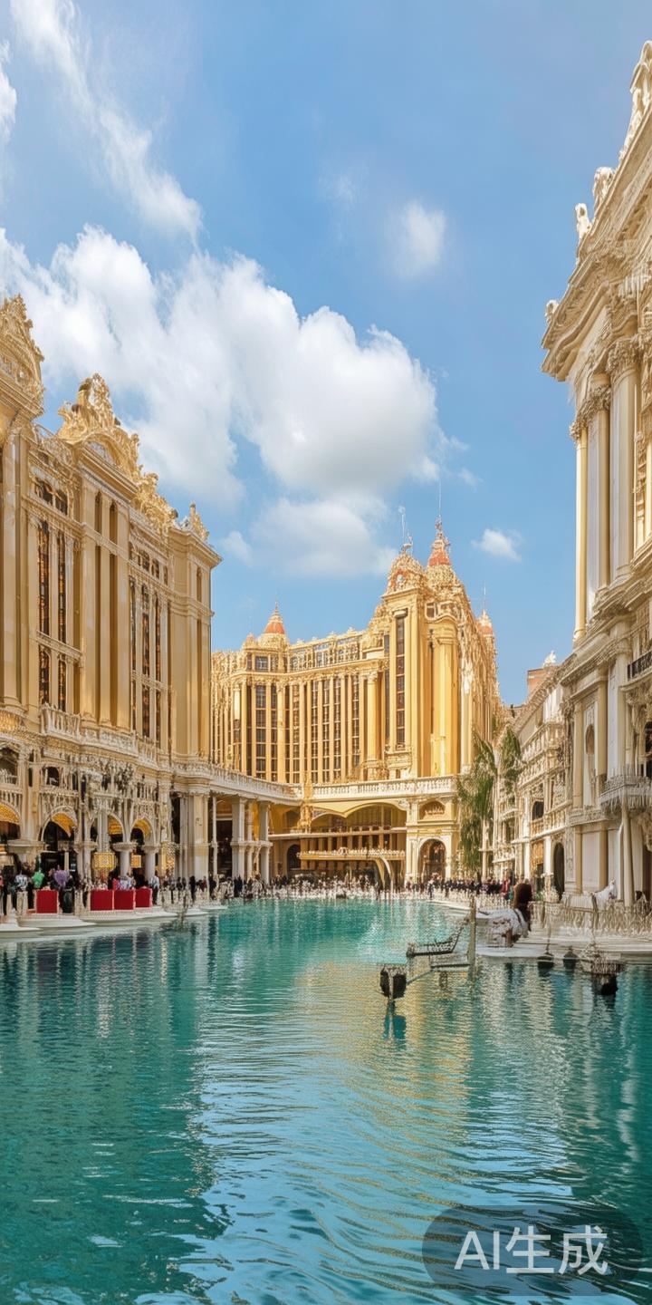 澳门金沙集威尼斯以其宏伟壮观的建筑设计、丰富多样的
